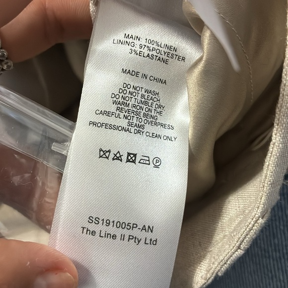 ANTHROPOLOGIE SIGNIFICANT OTHER Zahara Pant 100% linen size 6 - Picture 6 of 13